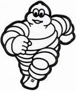 Le célèbre Bibendum de Michelin