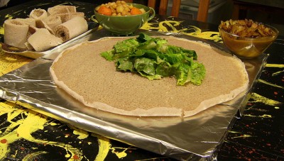 injera, la galette ethiopienne