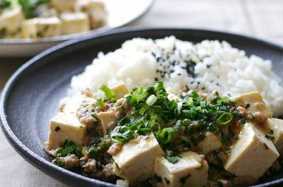 tofu chinois et riz