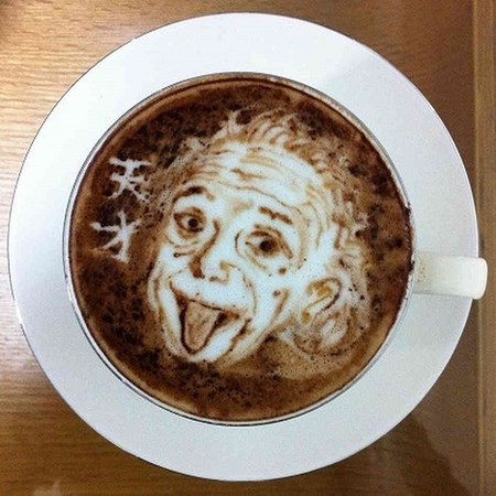 einstein-latte-art