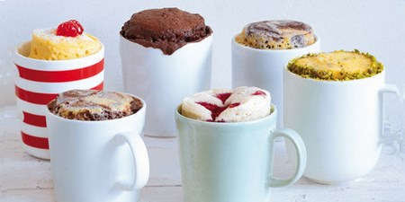 differents mug cakes