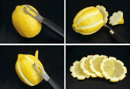 décoration d'un citron
