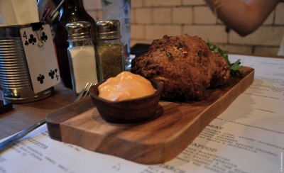 3 - PRETZEL-FRIED SPICED CHICKEN