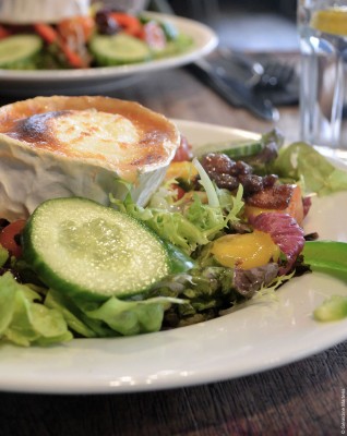 5 BAKED GOAT CHEESE SALAD