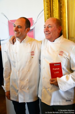 René Meilleur, Maxime Meilleur, Chef, cuisinier, gastronomie, La Bouitte, Saint Martin de Belleville, Paris, Guide Michelin, Guide Michelin 2015, Quai d'Orsay, Lundi 2 février 2015