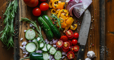 Découpe de légumes