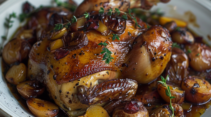 Poulet aux châtaignes