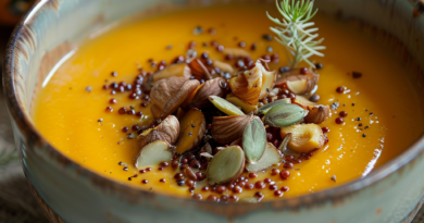 Soupe de châtaignes et potiron